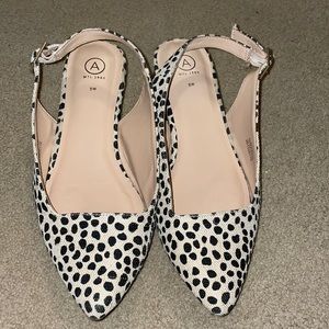 Size 9W Addition Elle slip on heels